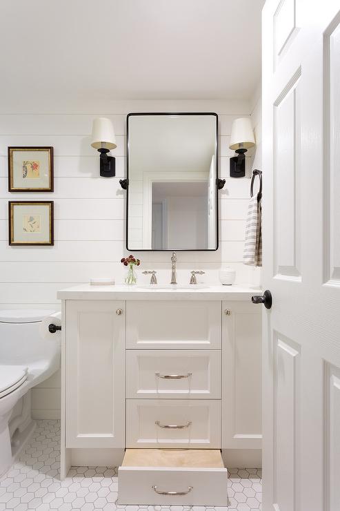  Add The Pull-out Step to the kid bathroom