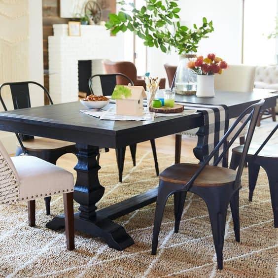 Black Kitchen Table Ideas