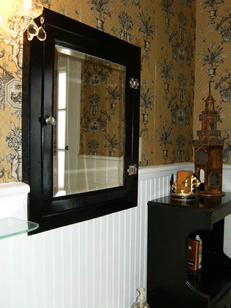 Black Medicine Cabinet