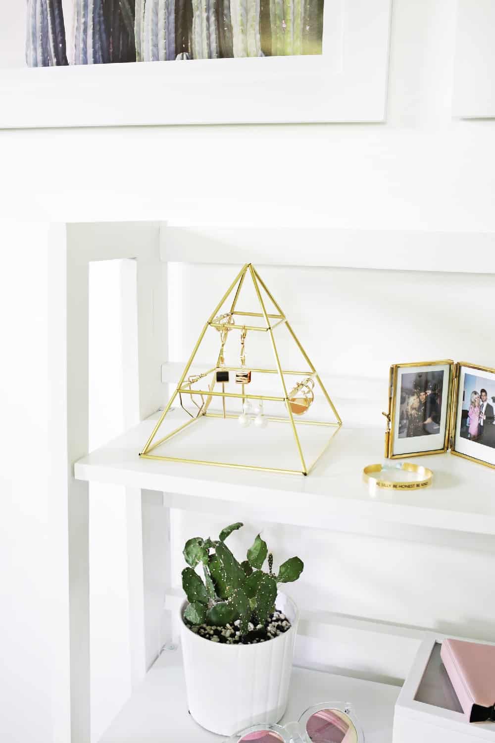 Brass Earring Holder