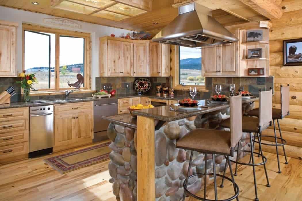 Cabin Kitchen Natural Accents