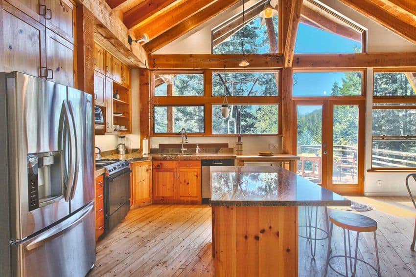 Cabin Kitchen with Natural Lighting
