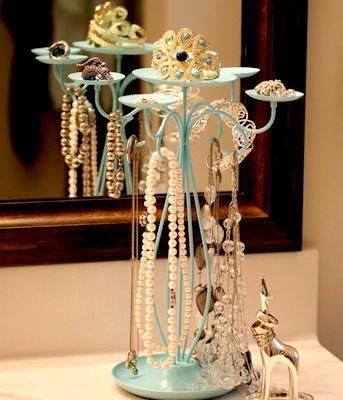 Candle Holder into Earring Holder