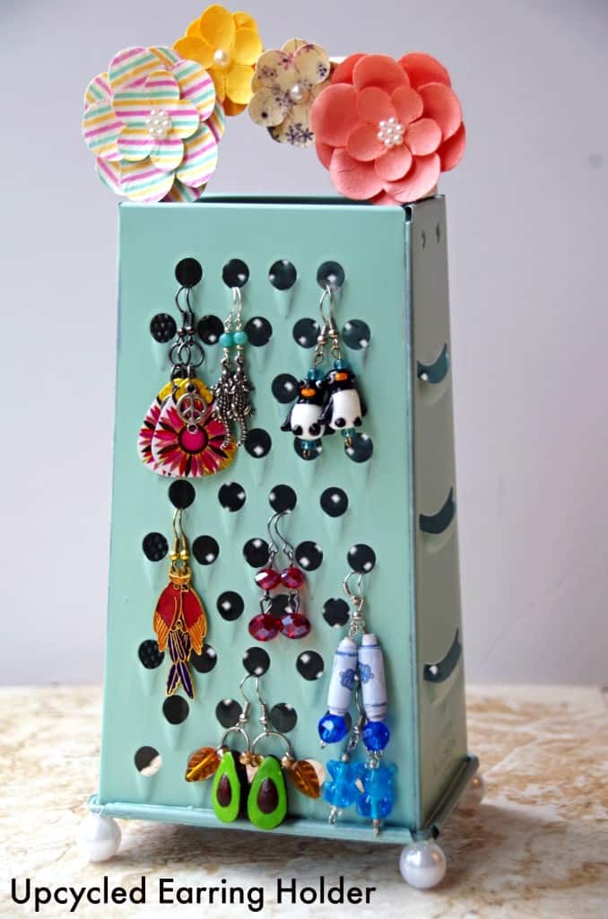 Cheese Grater Earring Holder