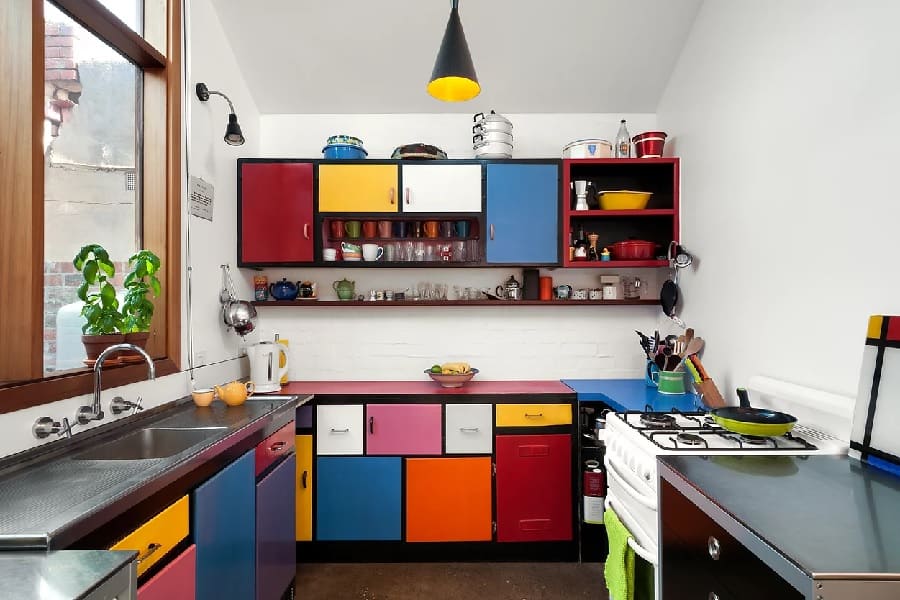 Colorful Kitchen Paint