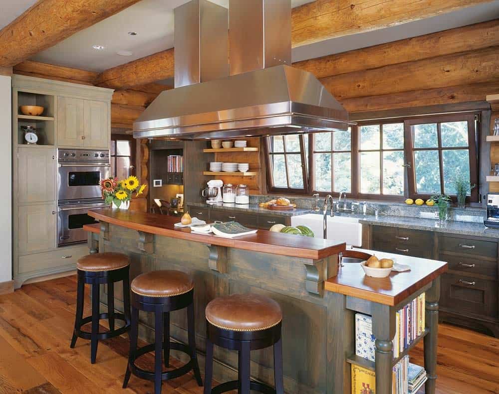 Contrast Cabin Kitchen