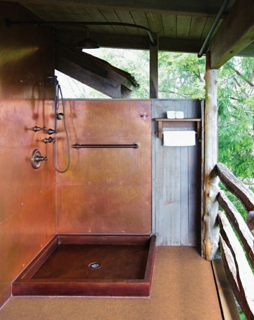 Copper DIY Shower Wall Panels