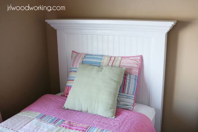 DIY Beadboard Wood Headboard Plan