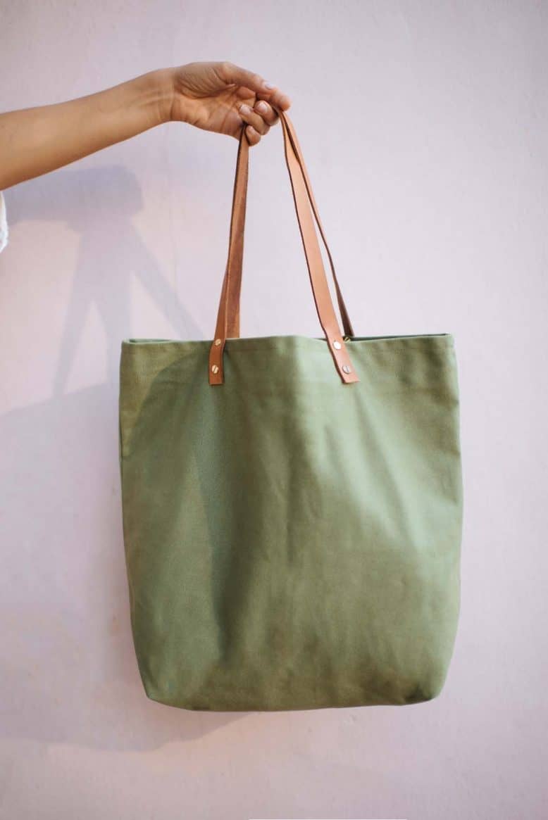 DIY Canvas Tote Bag