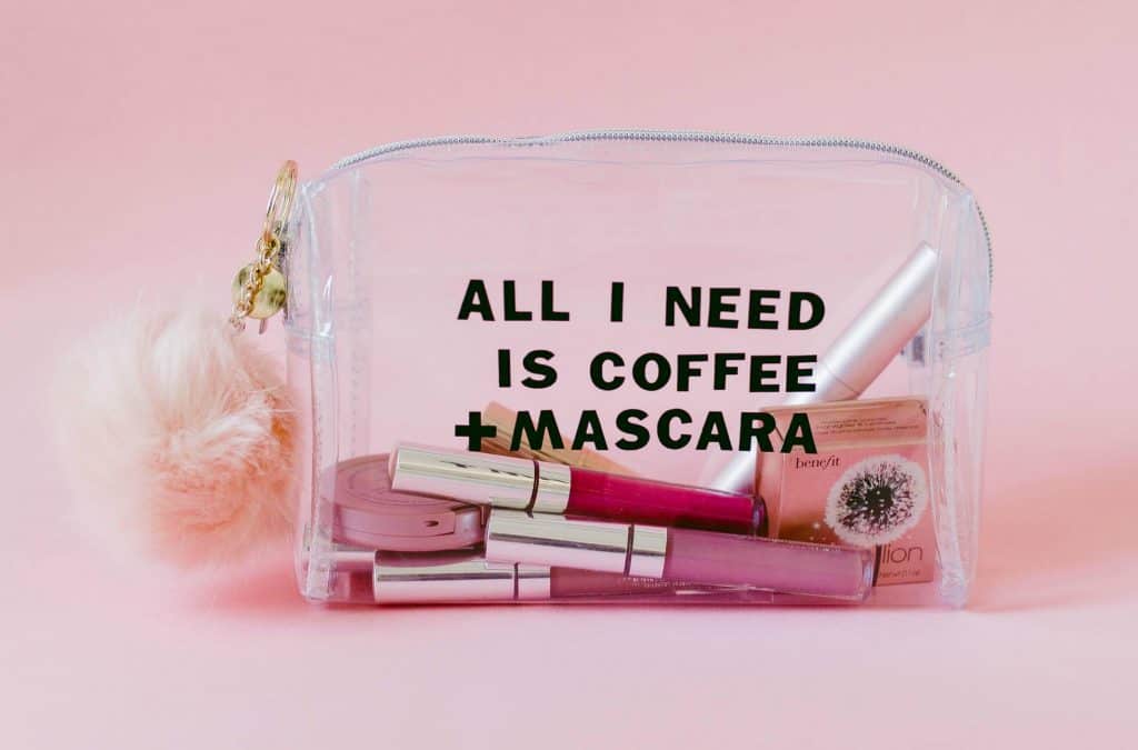 DIY Clear Makeup Bag