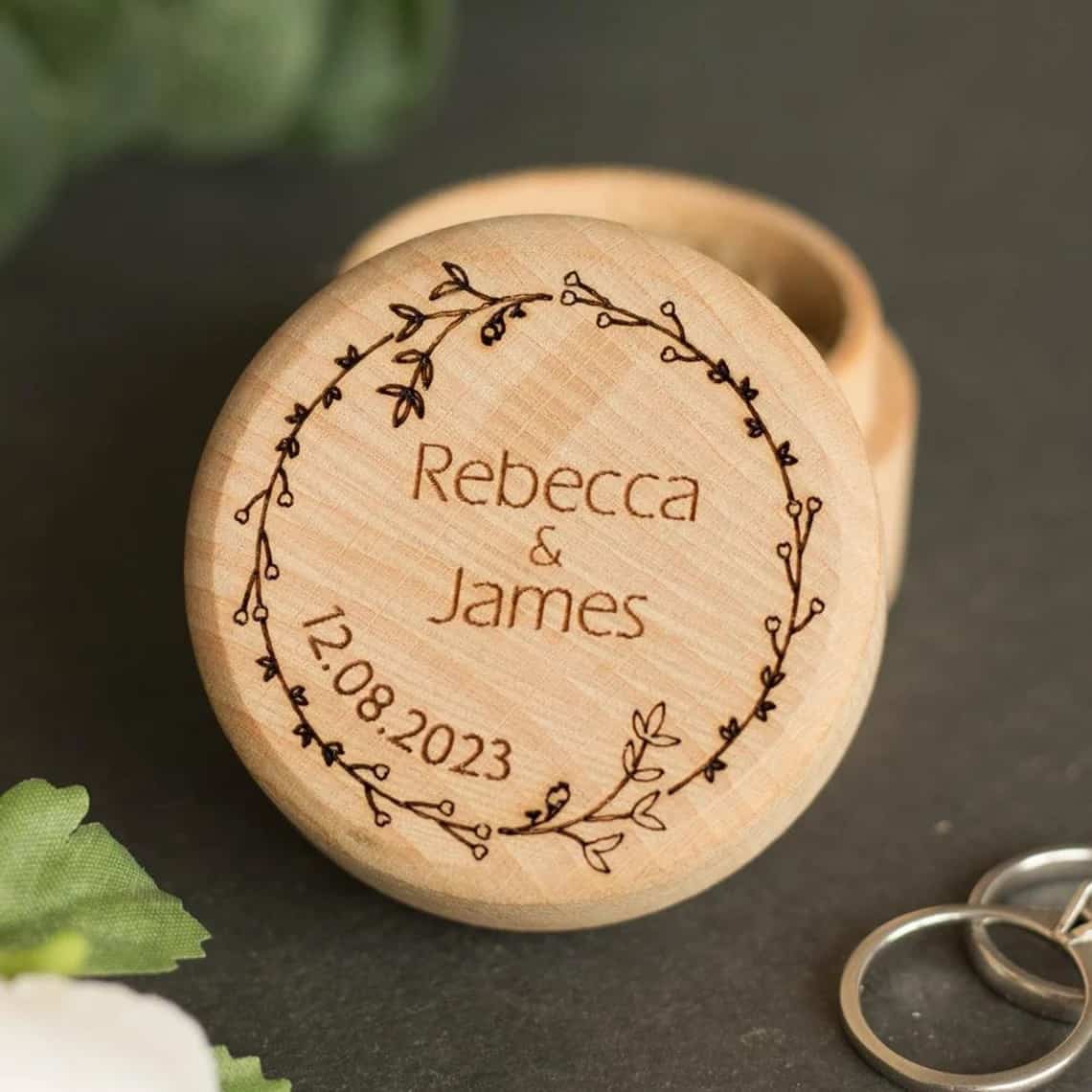 DIY Engraved Ring Box Designs