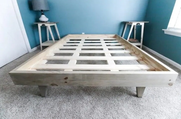 DIY Full Size Bed Frame
