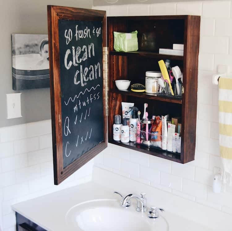 DIY Medicine Cabinet Makeover