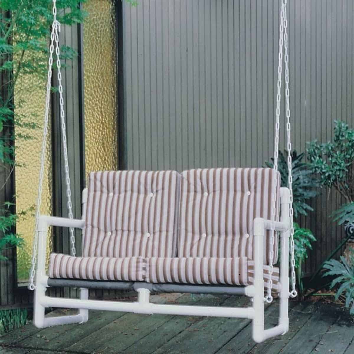 DIY PVC Pipe Porch Swing Plans
