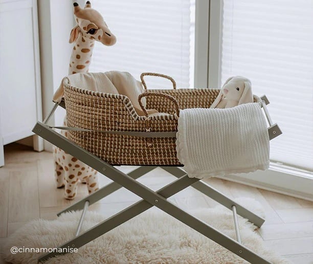 DIY Painted Bassinet