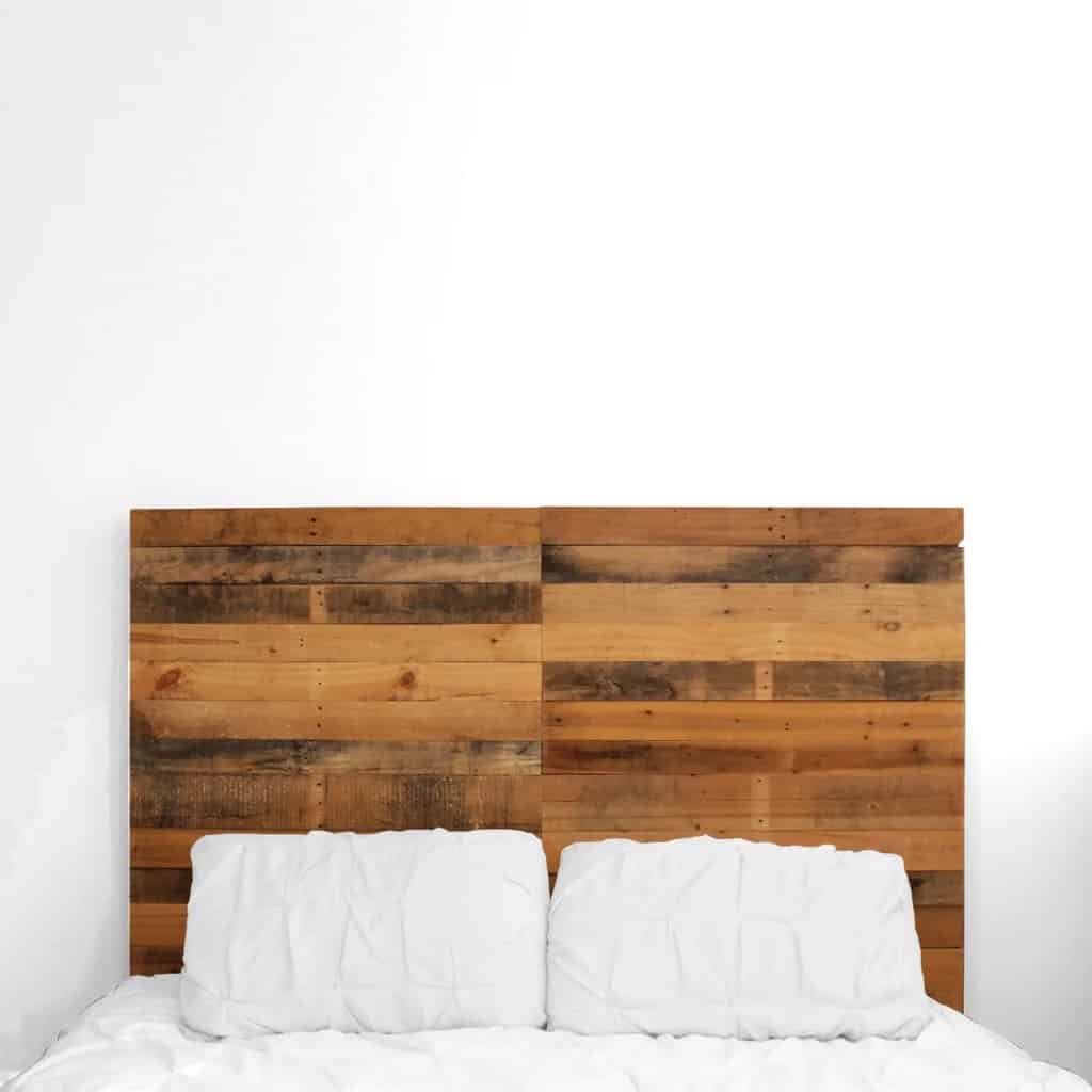 DIY Pallet Wood Headboard Plan
