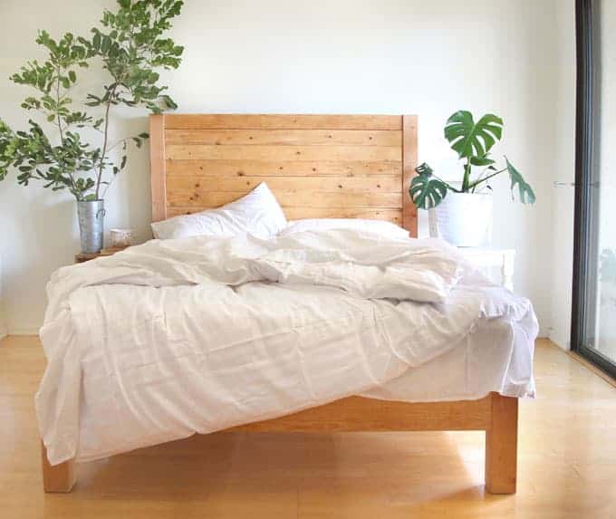 DIY Simple Wood Headboard Plan