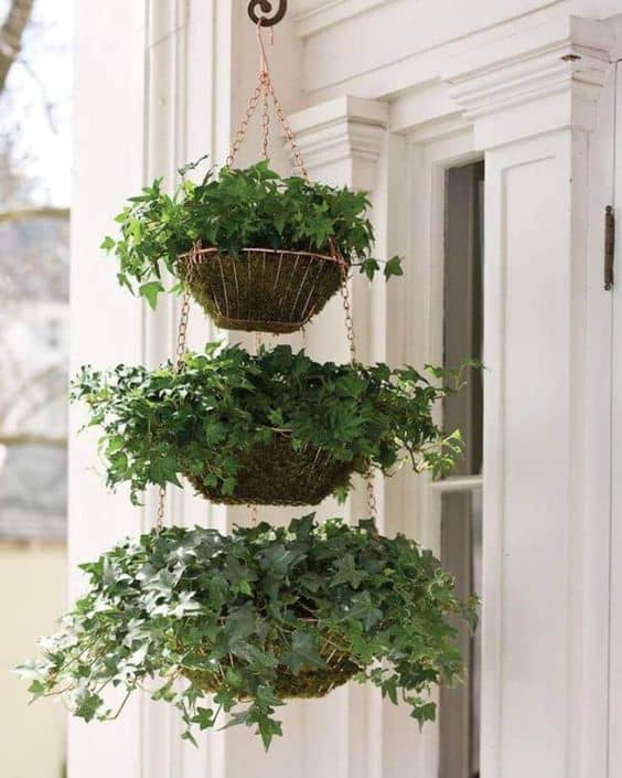DIY Wire Basket Wall Planter