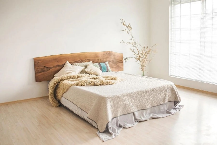 DIY Wood Slab Headboard Plan