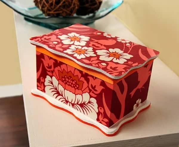 Fabric-covered Ring Box