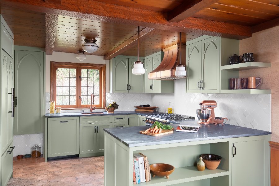 French Inspired Kitchen Peninsula
