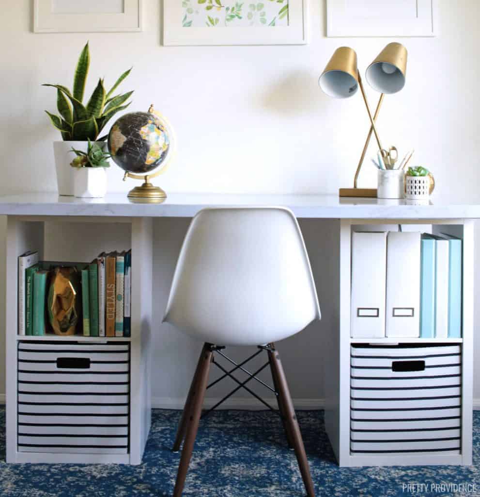 IKEA Hack Homework Desk
