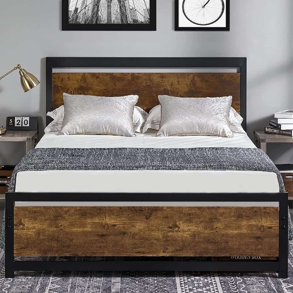 Industrial-Style Rustic Headboards