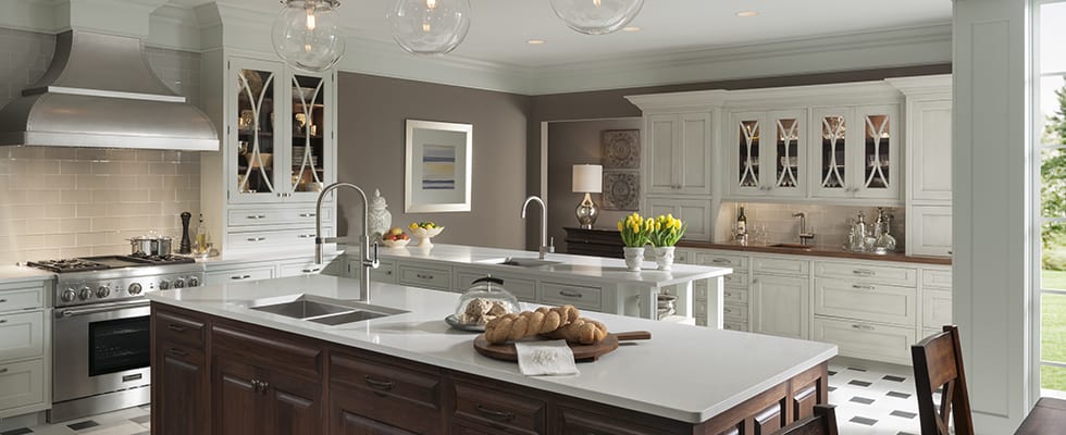 Kitchen Peninsula for Two with Extra Storage
