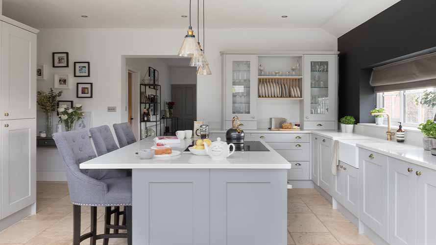 Kitchen Peninsula with a Twist