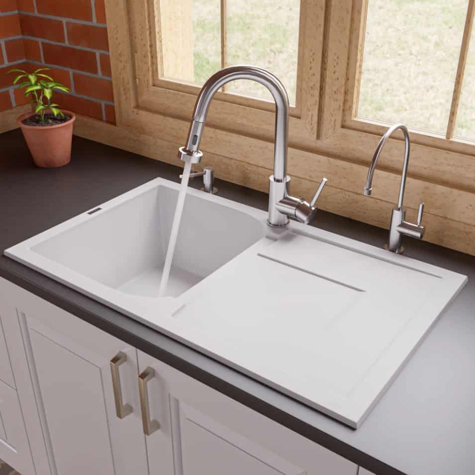Kitchen Sinks with Drainboards