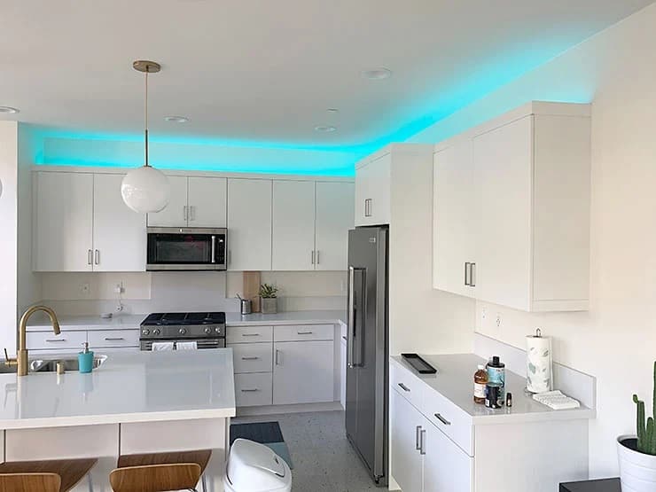 LED Strip Light Kitchen Soffits