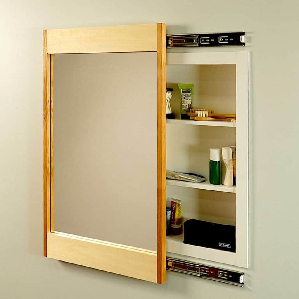 Mirrored DIY Medicine Cabinet