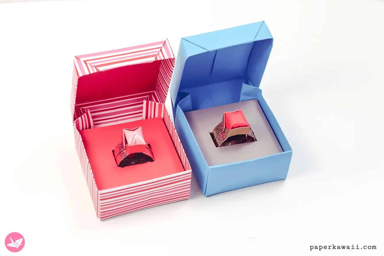 Origami Ring Box Designs
