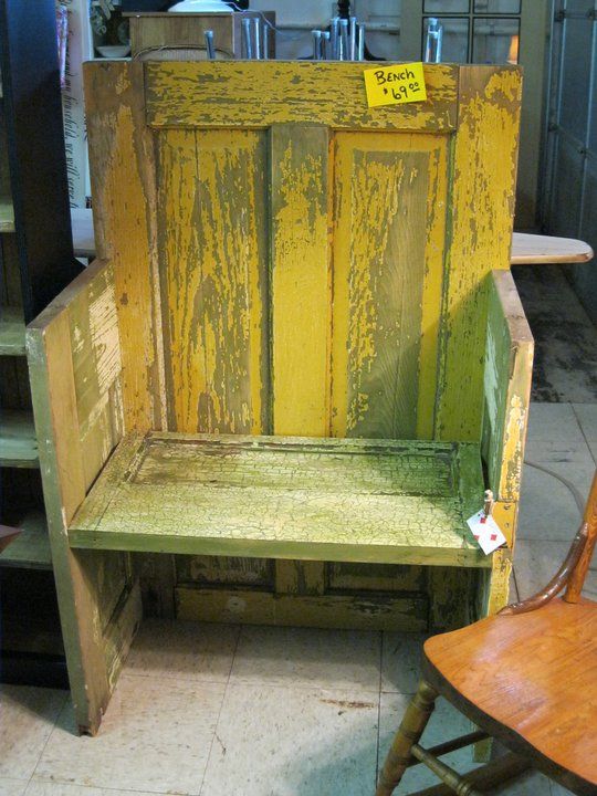 Outdoor Chair from Old Door