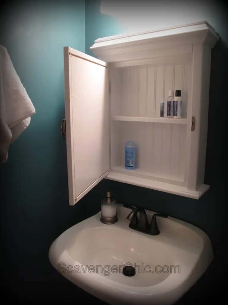Painted DIY Medicine Cabinet