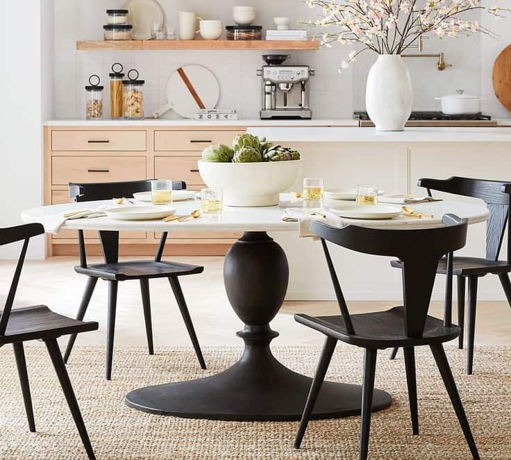 Pedestal Kitchen Table