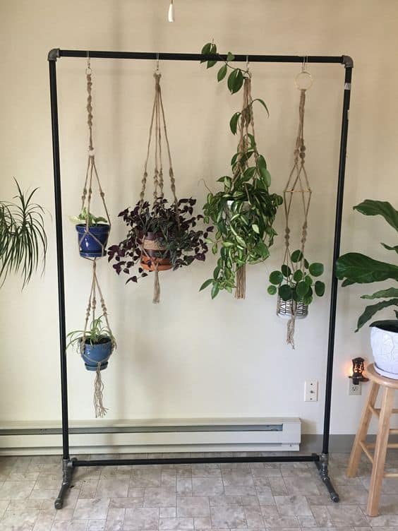 Plant Stand with a Plant Hanger
