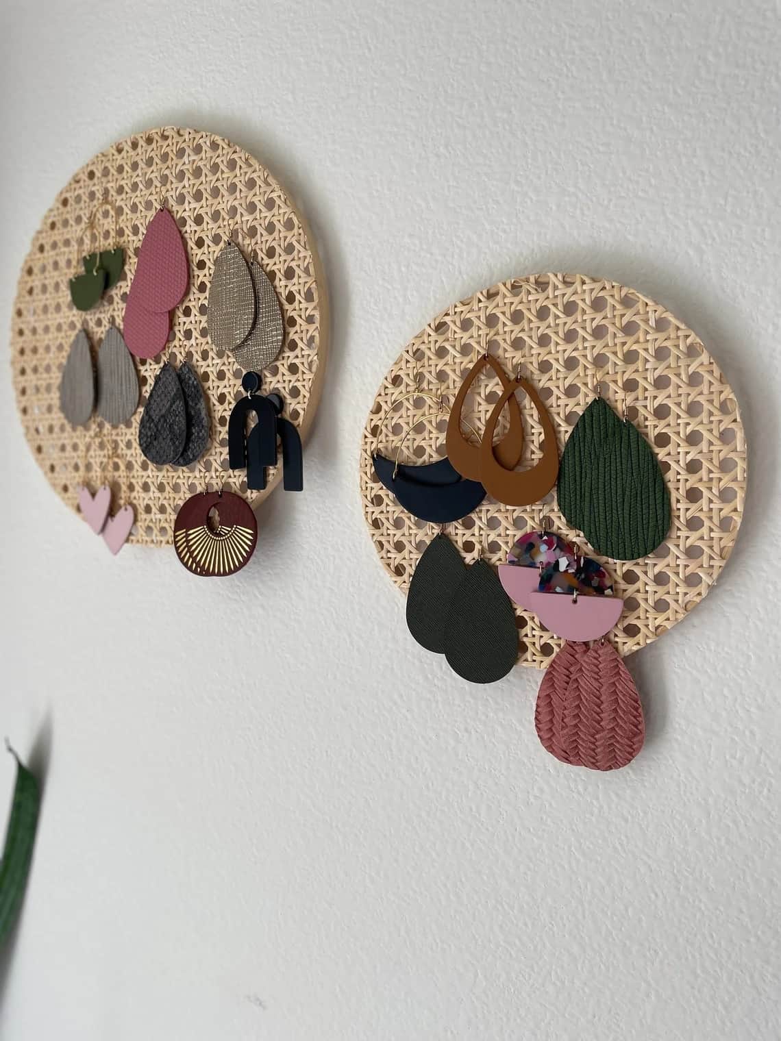 Rattan Earring Holder