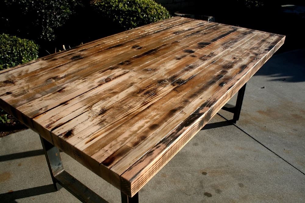 Reclaimed Wood Butcher Block Countertop