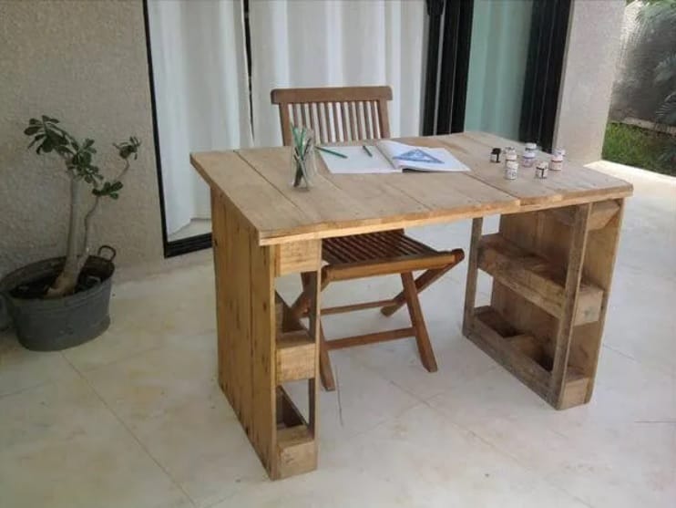 Reclaimed Wood Kid Desk