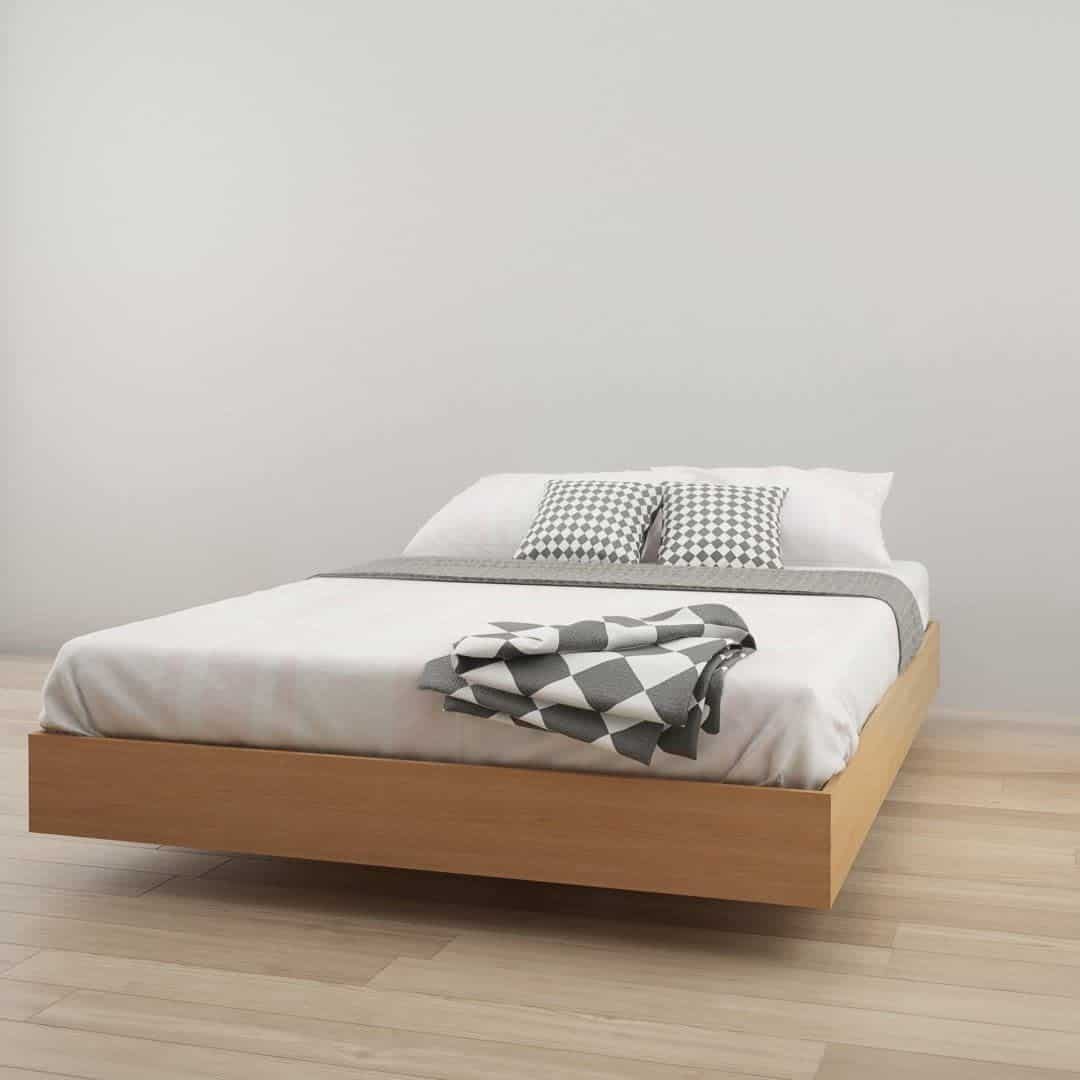 Scandinavian Floating Bed Frame