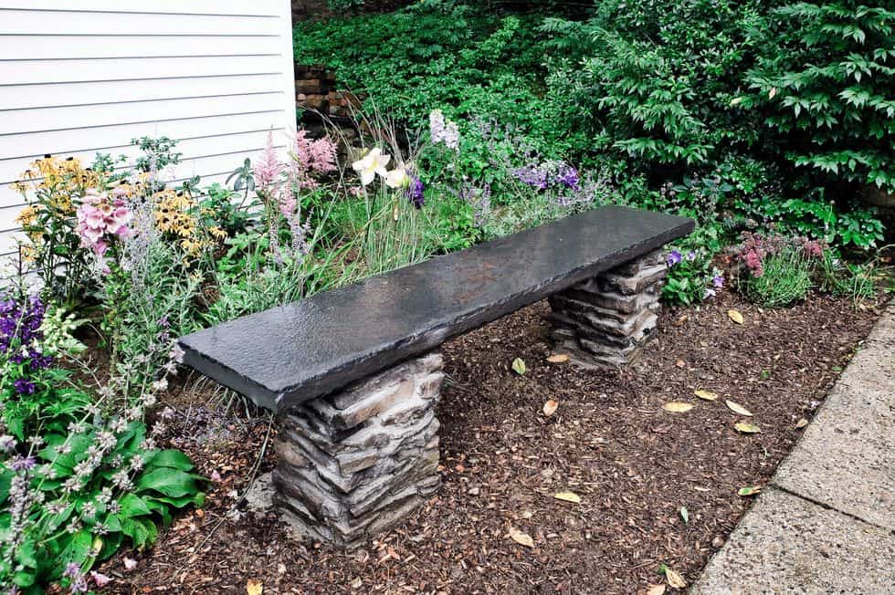 Stone Natural Garden Bench