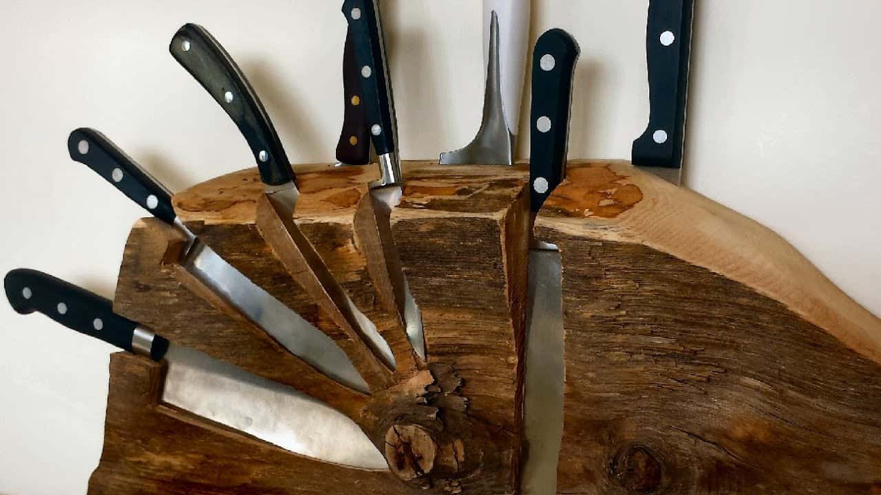 Use an old block of wood