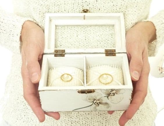 Vintage Ring Box Antique Charm