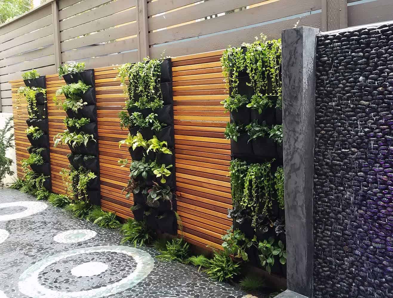 Wall-Mounted Pocket Planter