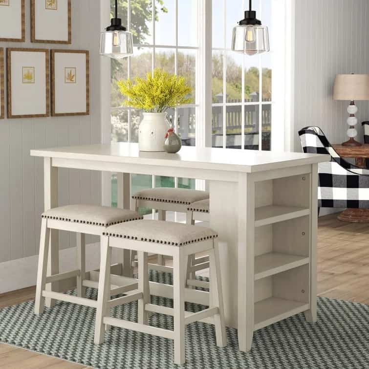 White kitchen table