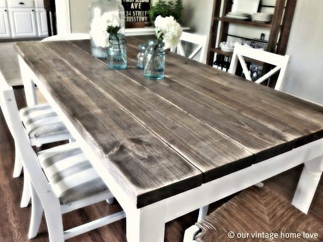 Whitewash Kitchen Table Ideas 