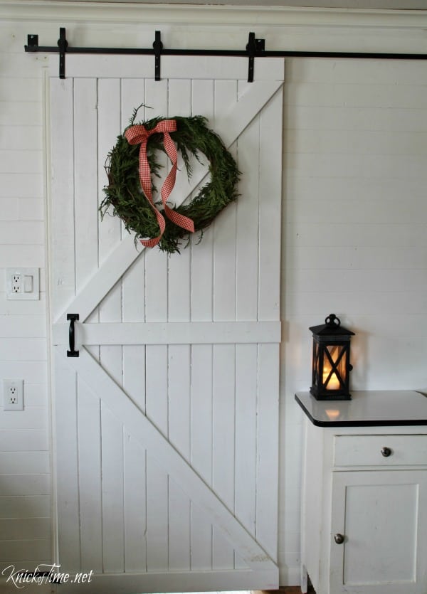 Wreath on Barn Door