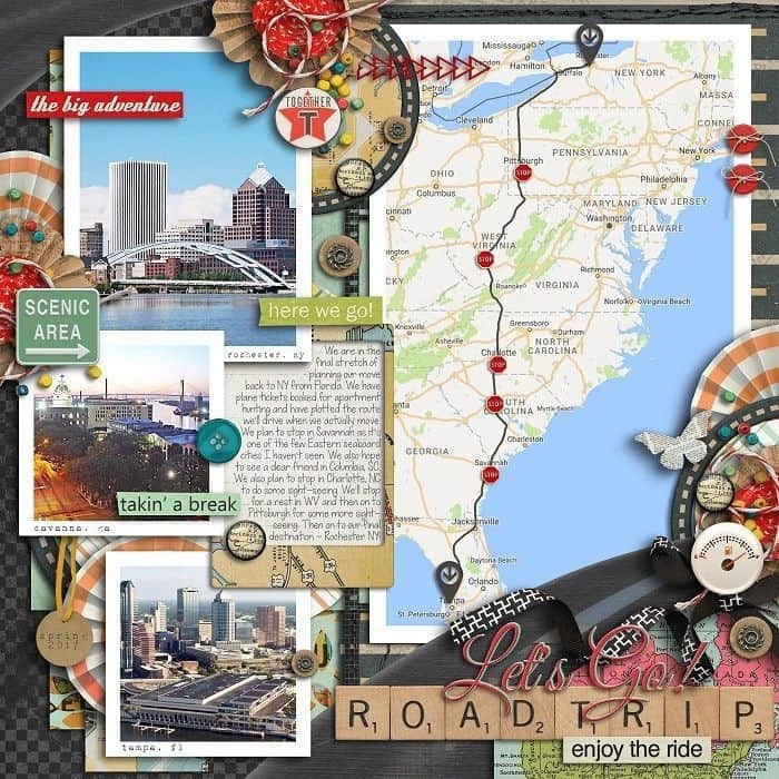 A Scrapbook-Style Journal For Travel Memories And Plans