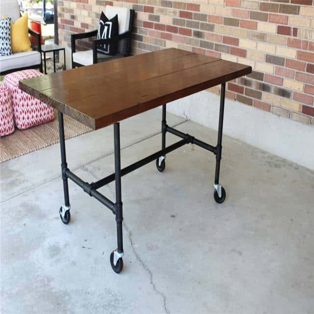 Black Pipe Desk